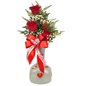 Vintage Vase 3 Rose Arrangement