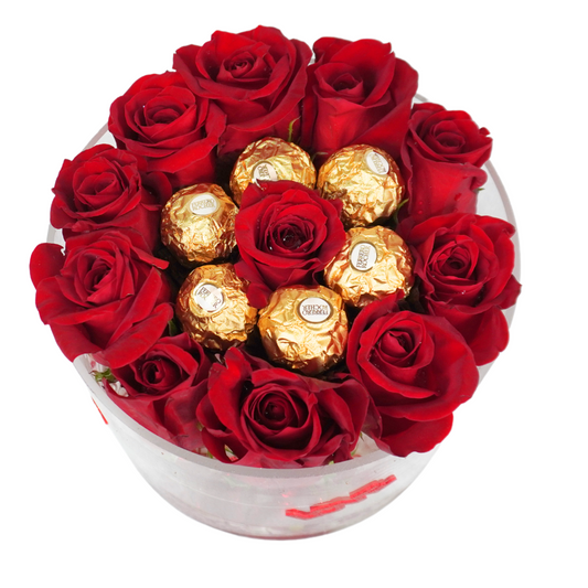 A ROUND of Roses and Chocolates