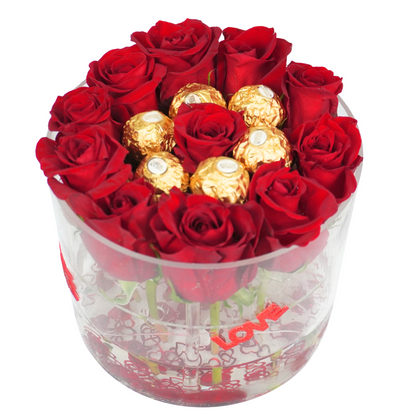 A ROUND of Roses and Chocolates